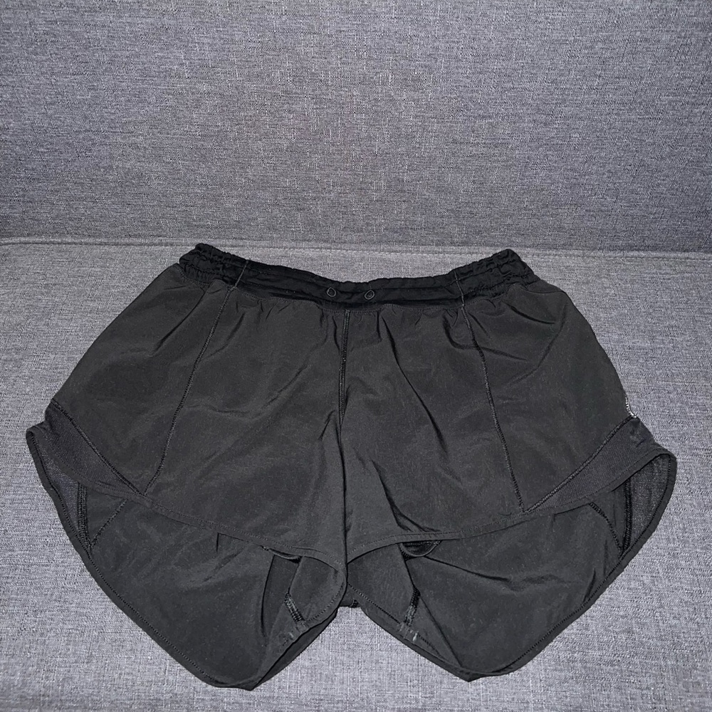 Lulu lemon black running shorts